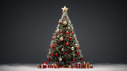 Christmas Elegance.Nordic Christmas.Christmas Serenity.Modern Christmas.Christmas elements with generous copyspace.Festive cheer with a lot of blank space.Whitespace.