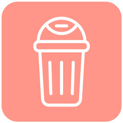 Bin Vector Icon Design Illustration