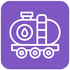 Tank wagon Vector Icon Design Illustration