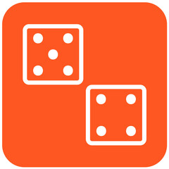 Dices Vector Icon Design Illustration