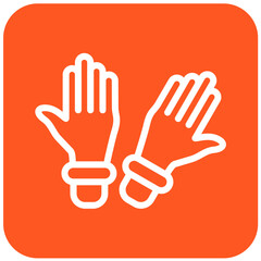 Gloves Vector Icon Design Illustration
