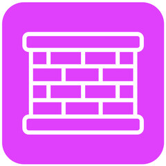 Bricks wall Vector Icon Design Illustration