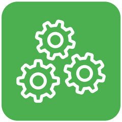Gears Vector Icon Design Illustration
