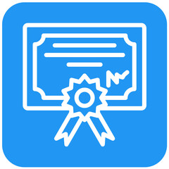 Diploma Vector Icon Design Illustration