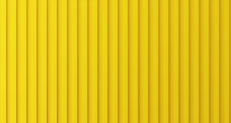 Deurstickers Yellow Corrugated metal luxury background and texture. © Mr.PJ