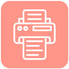 Printer Vector Icon Design Illustration