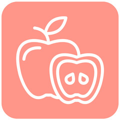 Apple Vector Icon Design Illustration