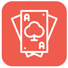Playing card Vector Icon Design Illustration