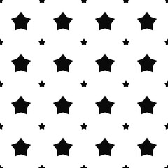 Star seamless pattern geometric shape design of abstract texture background illustration