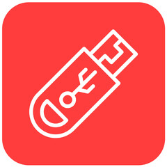 Usb drive Vector Icon Design Illustration