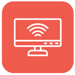 Wireless Connectivity Vector Icon Design Illustration