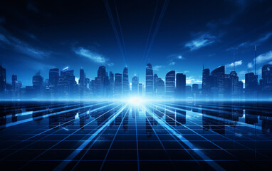 Obraz premium Abstract background dark blue with modern corporate concept