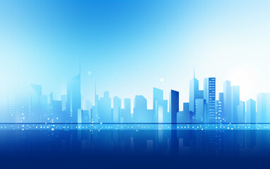 Naklejka premium Abstract background dark blue with modern corporate concept