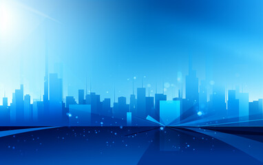 Abstract background dark blue with modern corporate concept