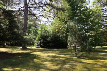 Le jardin Massey, parc public, ville de Tarbes, département des Hautes Pyrénées, France