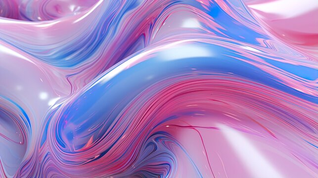 Iridescent holographic gradient background. Psychedelic colourful pattern. Modern artificial image