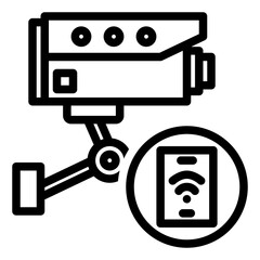 Fototapeta premium Cctv Icon