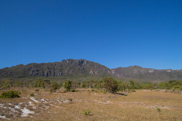 Beautiful Savannah Landscape in center of Brazil.