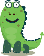 cartoon dragons are waiting for the new year