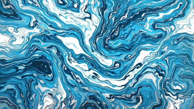 abstract blue marble water background