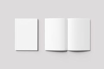 A4 Magazine Blank Mockup