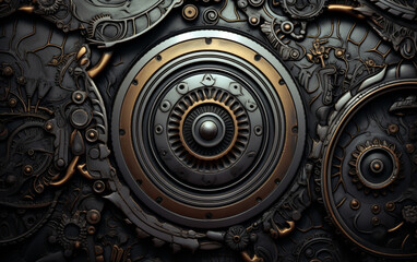 Abstract metal background art