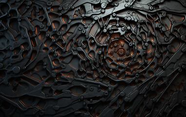 Abstract metal background art