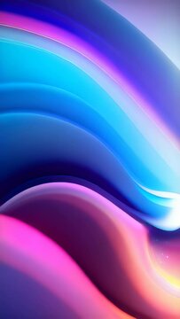 Vertical Abstract Wavy shiny Smooth Liquid gradient Pattern. Mobile wavy paint fluid surface neon gradient motion graphics vibrant color. Flow Dynamic Transition for Motion Animation. 4k