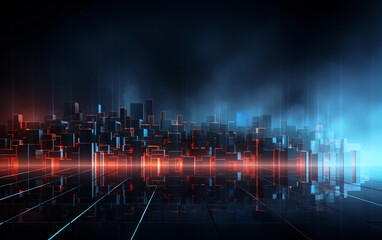 Obraz premium Abstract technology background Business & development direction