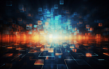 Obraz premium Abstract technology background Business & development direction