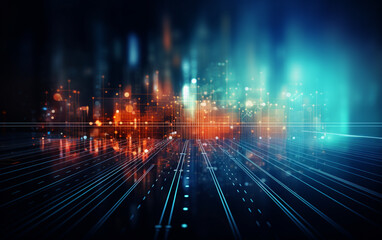 Obraz premium Abstract technology background Business & development direction