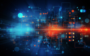 Obraz premium Abstract technology background Business & development direction
