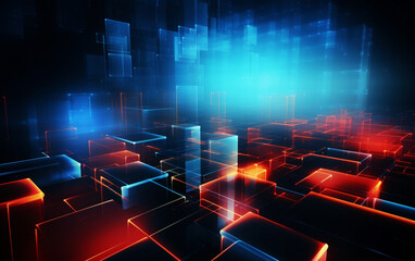 Abstract technology background Business & development direction