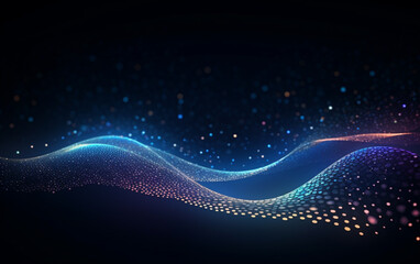 abstract technology Background, abstract technology particle