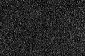 Texture of black coarse-grained asphalt, background.