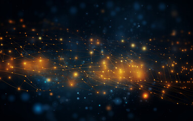 Obraz premium abstract technology Background, abstract technology particle