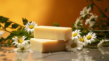 fresh natural handmade soap.