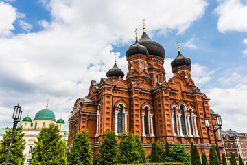 Fototapeta na wymiar Assumption Cathedral near the Tula Kremlin, Tula, Russia