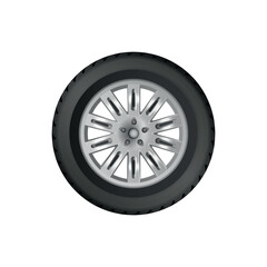 vector illustration. sign or icon. tire. wheel for the car. circle. repair. transport. auto