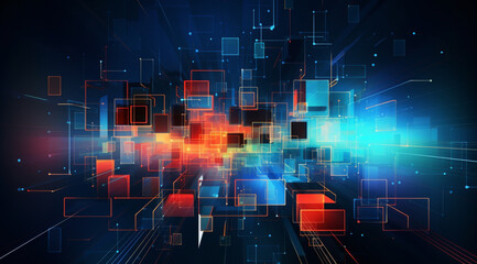 abstract technology communication concept  background