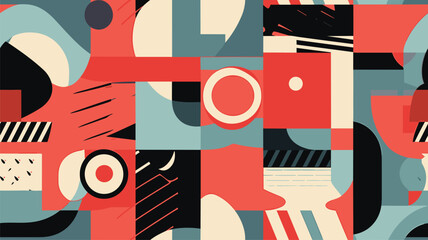 Neo Modernism Artwork Pattern Design