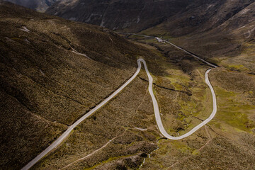 Carretera Via de el páramo en Venezuela