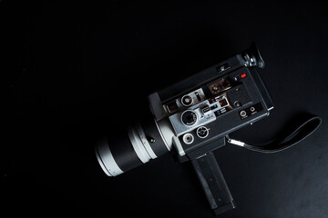 Vintage Super 8 cámara, retro cámara, 