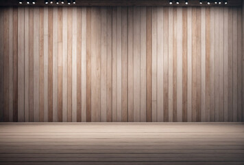 room with wooden wall