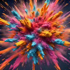 Colorful Powder Background