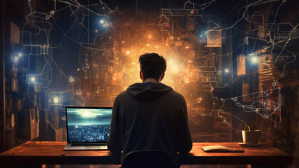 the cyber hacker in cyberspace
