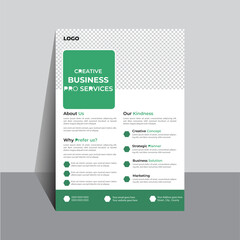 Business Flyer Corporate Flyervector illustration template in A4 size Circle Abstract Colorful concepts.
 illustration template in A4 size Creative modern 