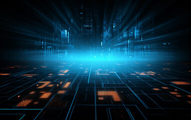 New future technology concept abstract background