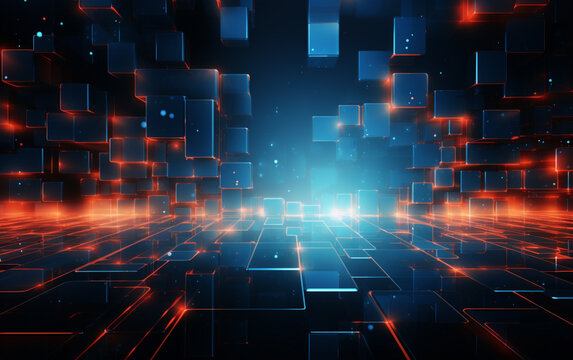 New future technology concept abstract background