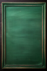 An Old school green chalkboard. Background. High quality photo